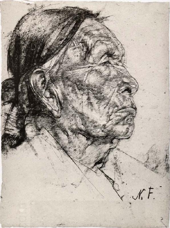 Nikolay Fechin Indian head portrait China oil painting art
